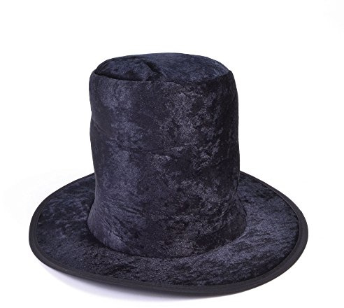 Bristol Novelty Bh560 Cappello a Cilindro per Bambini, in Velluto Nero, Unisex, Taglia Unica Halloween