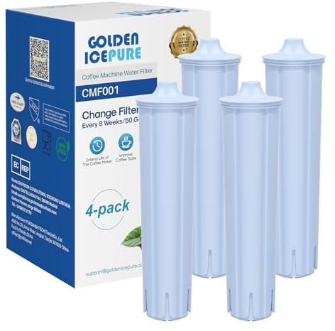 GOLDEN ICEPURE NSF-zertifizierter vollautomatischer Kaffeemaschinen-Wasserfilter-Ersatz Kompatibel mit Jura Blue 71312, Kompatibel mit die GIGA, ENA Micro, IMPRESSA-Serie