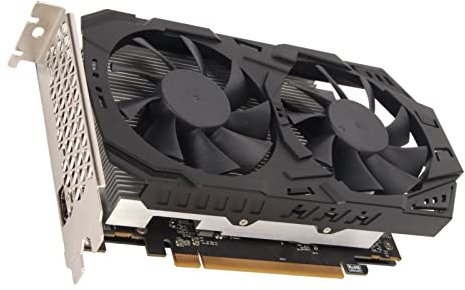 Tarjeta Gráfica GDDR5 de 8GB, Ventilador Dual 1244MHz 7000MHz 256bit Tarjetas Gráficas para Juegos, Tarjeta de Video PCI Express 3.0 X16 4K para Chasis de Computadora
