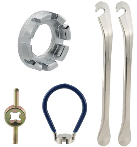 WHTCHSU Bike Spoke Adjustment Wrench Bicycle Rim Truing Tool Set of 5
