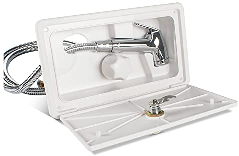 PACUM Wohnmobil-Zubehör RV Dusche mit Lockboot Marine Camper Wohnmobil Caravan Accessoires Box RV Externe Außendusch -Camperzubehör für Wohnmobile