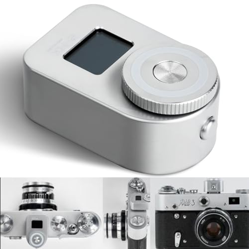 AstrHori XH-2 Camera Exposure Meter, Photographic Light Meter, Display Screen 0.66 Inch OLED Display, Built-in 80mAh Lithium Battery (Silver)