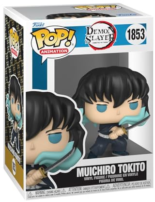 Funko Pop! Animation: DS - Muichiro - (Attack) - 1/6 Quote Für Seltene Chase-Variante - Demon Slayer- Vinyl-Sammelfigur - Geschenkidee - Offizielle Handelswaren - Anime Fans