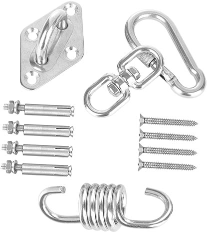KONTONTY Kit De Herrajes De Acero Inoxidable para Hamaca De 360° De Alta Resistencia con Capacidad De 250 Kg