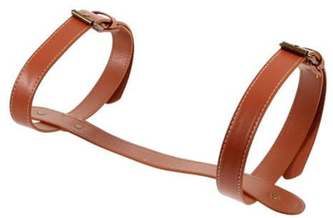 Healeved Cinghia Cinghie Di Sacco a Pelo Accessori Per Zaino Da Picnic Accessori Da Picnic Organizzatore Di Cavi Avvolgenti Cinghie Del Sacco a Pelo Cinghie Di Coperta Brown Metallo