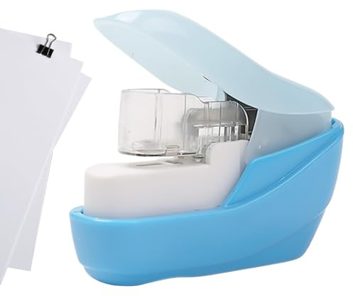 Agrafeuse sans – Outil portable compact à main, sans agrafes pour, maison, bureau, école | Outil d'agrafage portable sûr, relie jusqu'à 4 feuilles sans effort pour les arts, les