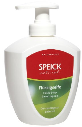 Speick Original Flüssigseife Seifenspender 300 ml – milde Handseife im praktischen Spender, sanfte Reinigung