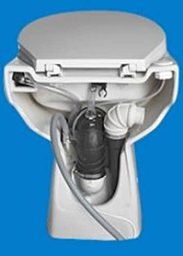 Broyeur SANICOMPACT cuvette porcelaine avec abattant blanc SANICOMP43