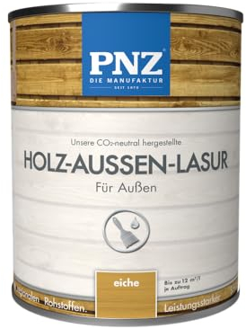PNZ Holz-Außen-Lasur, Gebinde:0.75L, Farbe:eiche