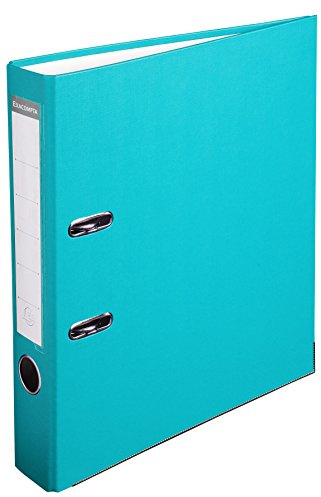 Exacompta - Réf. 915413B - 1 Classeur à levier A4 - Dos de 50 mm - Mécanique 50 mm - Dimensions extérieures : 32 x 29 x 5 cm - Format à classer A4 - Coloris : Vert clair