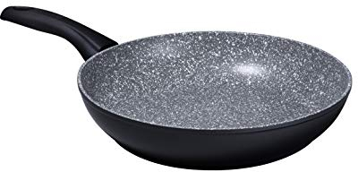Bialetti Y0D5PA0200 Pfanne Black Pearl 20cm, Aluminium, schwarz, 20 cm