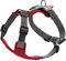 HUNTER Hundegeschirr AALBORG MIXED, Farbe: rot/grau, Rindsleder/Nylon, 5-fach verstellbar, leicht, mit Kunststoffschnallen, Made in Germany, Größe: S