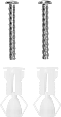 Cornat Befestigungssatz - Passend für alle handelsüblichen WC-Sitze - Edelstahl & Kunststoff / Befestigungssystem / Befestigungs-Set / Ersatz-Teile / Zubehör / TEC365085