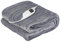 GEEPAS Electric Blanket Heated Throw 130 x 180 cm | Warm Flannel Electric Over Blanket for Sofa Bed Over Heating Protection with 9 Heat Settings & 9 Hour Timer, Auto Off, Machine Washable | Grey