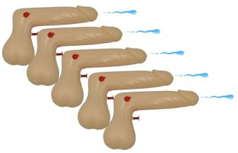 5 pistole ad acqua JGA, articolo scherzoso, addio al celibato, giocattolo per addio al nubilato, feste alcoliche, damigella d'onore, matrimonio, regalo di compleanno, contenitore per bevande