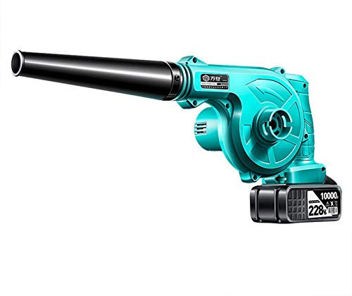 OZBME Soplador de Hojas inalámbrico, aspiradora/barredora portátil 2 en 1, para soplar Hojas/Quitar Nieve en el hogar y el jardín
