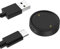 MoKo Magnetic Charger Compatible with Amazfit Active 2/Bip 6, Portable Charger Dock with 3.3ft/1m Separate USB Charging Cable, Black