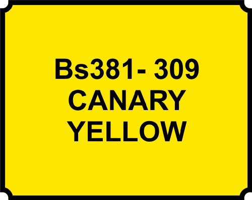 wlw CANARY YELLOW 309 PAINT - HEAT RESISTANT - 400ML AEROSOL SPRAY PAINT CAN GLOSS