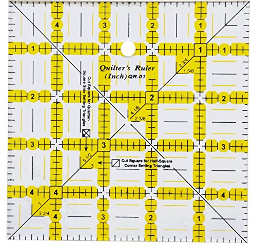 HONEYSEW Non-Slip Quilter's Ruler-5X5 (5X5)