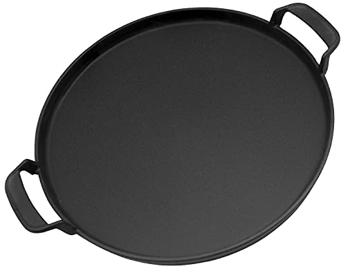 WELL GRILL 30,5CM Gusseisen Pfanne für Weber 7421 Gourmet, Runde Grillrost Grillplatte Gasgrill Zubehör passend für Enders Monroe, Kansas, Boston, Brooklyn Next, Plancha Gasgrills