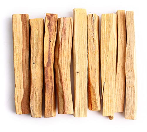 Palo Santo 30 Gramm 3-6 Stäbe Heiliges Holz Duftende Holzstäbe für Entspannung, Rituale, Meditation und Räuchern Räucherhölzer feine Holz-Stäbe aus Peru