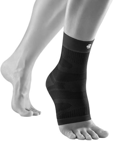BAUERFEIND Sleeve für dein Sprunggelenk „Sports Compression Ankle Support“, 1 Unisex Sprunggelenkbandage mit Kompression, Knöchelschutz für Laufen, Fitness und Ballsportarten, Rechts & Links tragbar