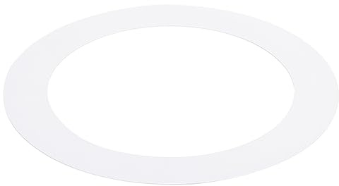 PATIKIL Foco Empotrable Marco, 160 x 255mm(ID*OD) Goof Anillo Panel Redondo para Empotrada GU10 Portalampara Iluminación Accesorio para Downlight Techo LED Pared Lámpara, Blanco