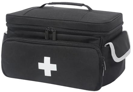 Krankenschwester-Kliniktasche, Arzttasche,Pillenflaschen-Organizer | Leere Krankenschwestertasche für zu Hause, tragbare Pillenflaschen-Aufbewahrungstasche für Hausbesuche, Krankenhauspraktikanten