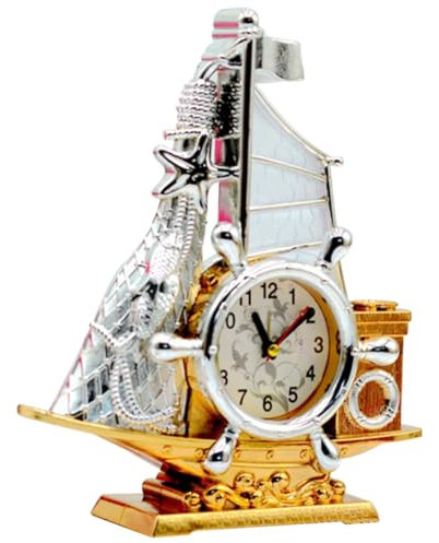 HAWILLOSCH Digital Pointer Draining Clock Allarme Scrivania Nave Orologi Anche Clocca Arredamento Nautico Vintage Decorazione Della Sveglia Simpatiche Sveglie Plastica