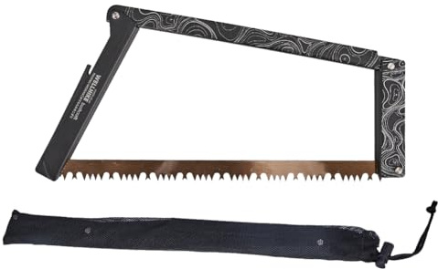 Folding Saw with Storage Bag Multifunctional Handsaw Aluminum Alloy Camping Foldable Hand Saw for Backpacking