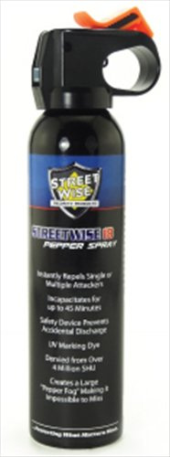 Streetwise Security Products 9 oz Fire Master Lab Certified Streetwise 18 Pepper Spray