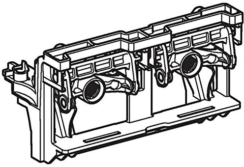 Geberit - Blocco di supporto per cisterna da incasso Geberit Sigma 8 cm (243.344.00.1)