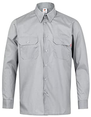 Velilla 520, Camisa manga larga, color Gris, Talla XL