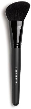 bareMinerals Blooming Makeup Blush Brush with Synthetic Fibers, Angled for Blushes + Bronzers, Blend Loose + Pressed Powders, Vegan Makeup Brush