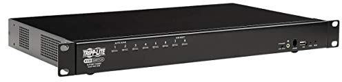 Tripp Lite KVM Switch, 8 Port HDMI USB with Audio and USB Sharing KVM Switch, 1U Rack Mount (B024-HU08)