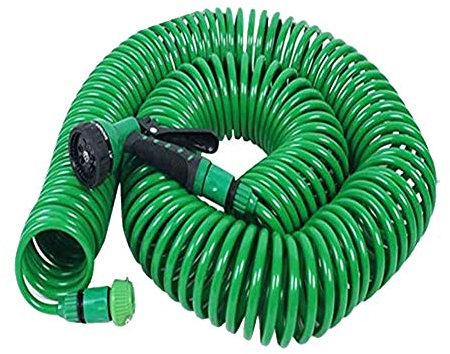 Garden Hose Extendable Telescopic Spiral Pipe Eva 15m Tube for Home Garden Patio Cleaning Home Decorative