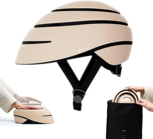 CLOSCA. Faltbarer Helm für Fahrräder und E-Scooter. Leicht, kompakt und Zertifiziert. Unisex-Design für Damen und Herren. Fahrradhelm für Erwachsene, ideal für Radfahren und Stadtfahrten.