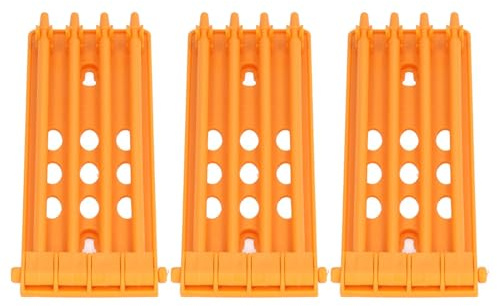 Pigeons Bands Rack Frame, Pigeons Leg Rings Holder 3Pcs Save Space 4 Column for Pigeons Farm Yellow