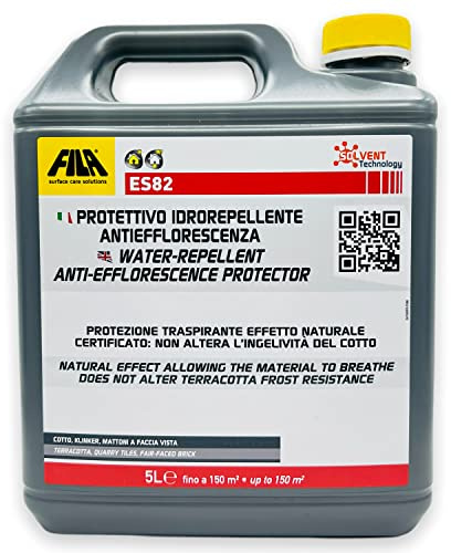 Fila Es82 5 litros protector hidrofóbico antieflorescencia base disolvente para cocido Klinker ladrillos cara a la vista