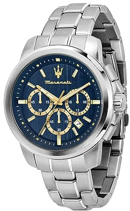 Maserati Successo Herrenuhr, Chronograph, Quarzwerk - 44mm