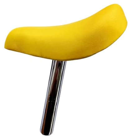 JISADER Kinderfahrradsattel, Fahrradersatzsattel, bequem, verschleißfest, einfach zu verwenden, Kinderfahrradzubehör, Teile für den Außenbereich, Zitronengelb