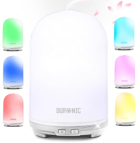 Duronic AD13 Aromadiffusor | Naturlig Luftrenare, Luftfuktare och Aromaterapienhet för Hemmet | Perfekt för Avslappning, Välbefinnande och Skapande av Lugnande Atmosfär