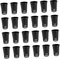FONDOTIN 30 Pezzi Piantare Cesto Rooter Maglia Coltura Cestino Idroponico Cestini Scanalato Coppa Del Cestino Per Piantare Cestello Per Secchio in Rete Piante Black