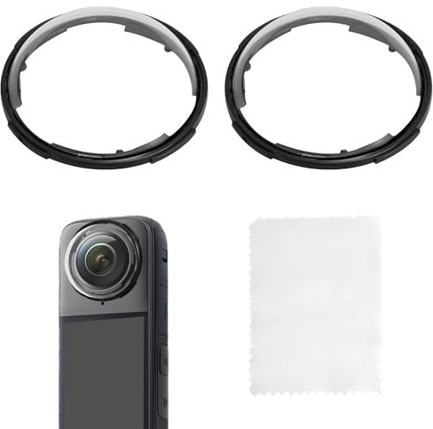 Protection d'objectif standard X4, insta 360 x 4, protection de lentille de qualité supérieure pour x4, compatible avec protection d'objectif X4, protection d'objectif de qualité supérieure avec