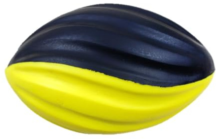 Rugbyboll för barn – 5 tum | Spiral Children Slow Rebound Toy | Soft Foam | Training Fotboll | Mini övningskastare | Lagaktiviteter Underhållning Utomhusspel inomhus