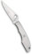 Spyderco Erwachsene Grasshopper kompaktes Slip-Joint-Messer aus Edelstahl, Silber