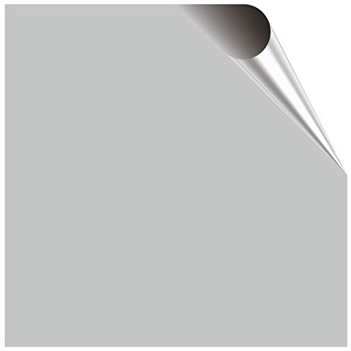 Bolsover Designs 50 x Grey Matt Tile Stickers for 15cm x 15cm / 6 Inch Waterproof for Kitchen, Splashback, for Bathroom, Self Adhesive, Peel and Stick On, Removable for House Renters