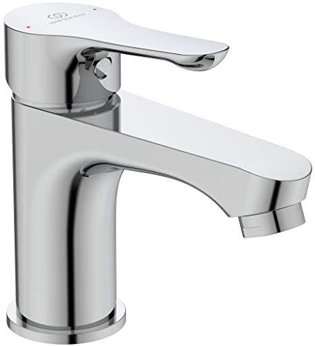 Ideal Standard BC552AA Alpha mitigeur, Chrome, Senza asta di comando e piletta di scarico