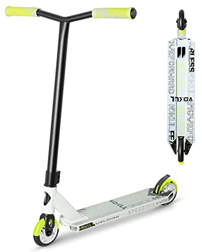 Vokul K1 Pro Scooter - Stunt and Trick Scooter for Intermediate to Pro Riders, Ages 8+ - LightGreen