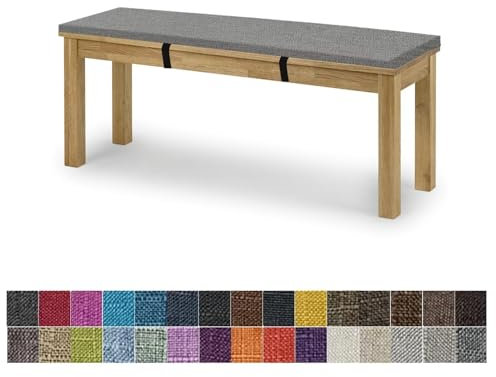 yaoumeo Bankauflage Sitzkissen,Bankkissen,140x40x5cm Gartenbank Auflage,Waschbar-Abnehmbarem,Mehrere Farbgrößen Verfügbar(Dunkel Grau)